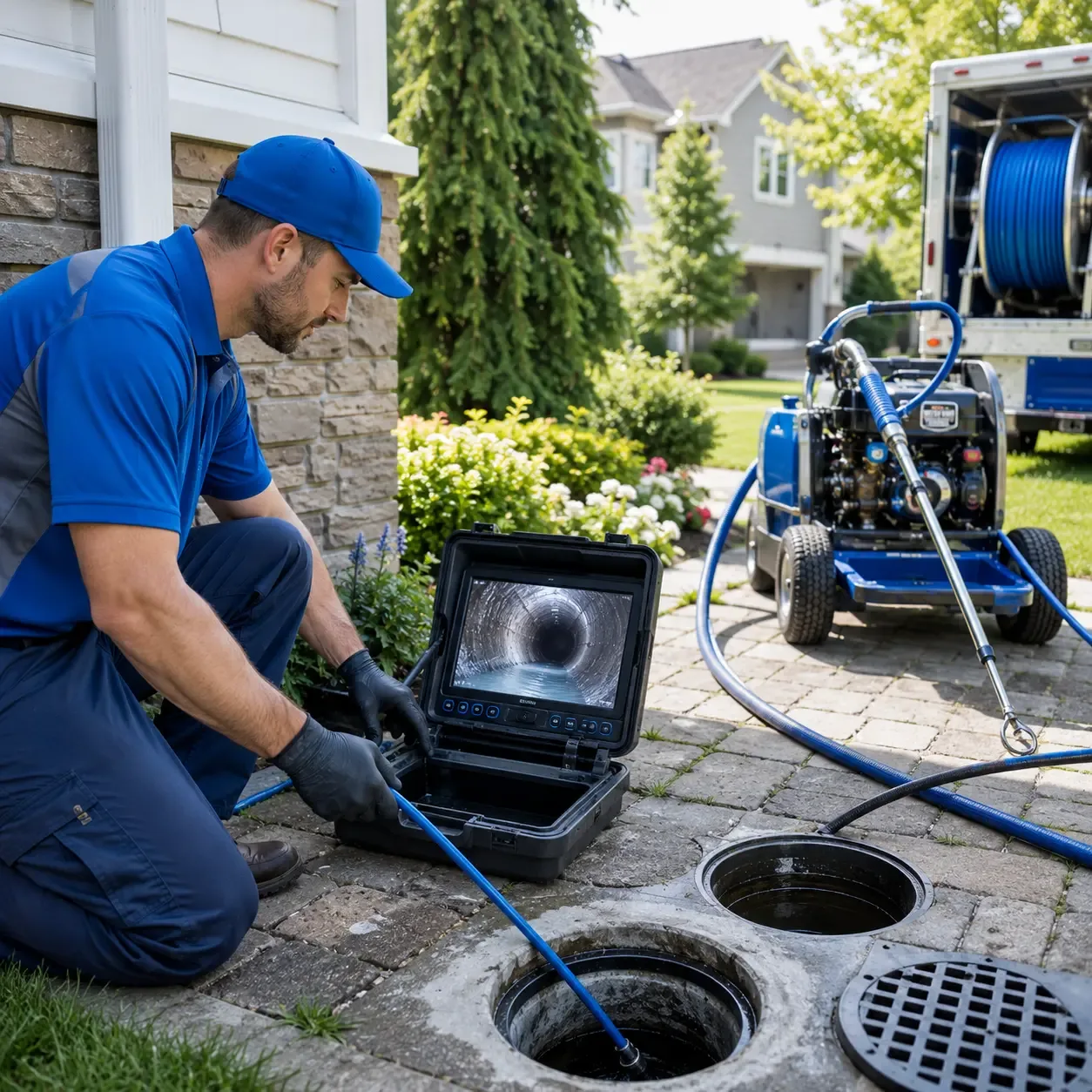 Outdoor drain cleaning professionals serving Cross Hill, SC